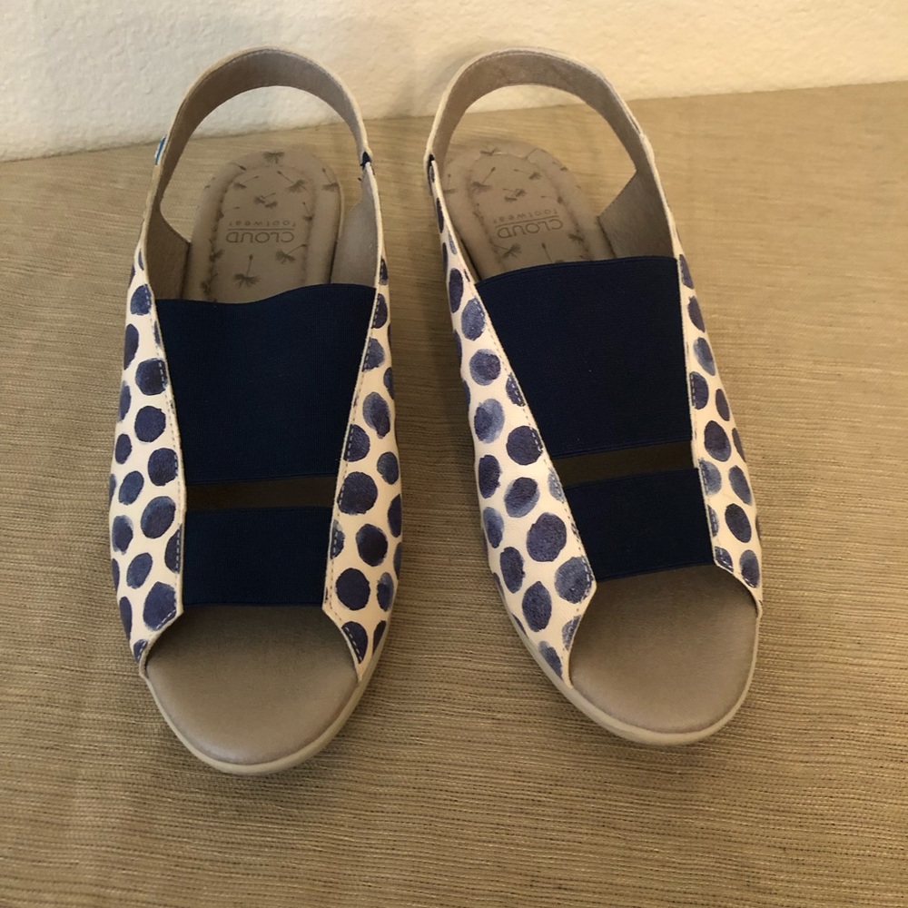 Cloud Footwear Colette, Sling Back Wedge, 39 - Picture 4 of 10